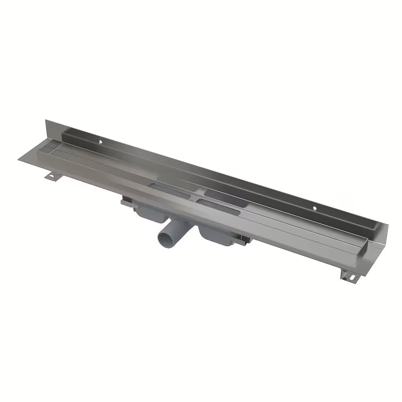 Nehrđajući tuš kanalica Alca Chrome 75 cm pro za ugradnju za zid u razini poda do tuševi.