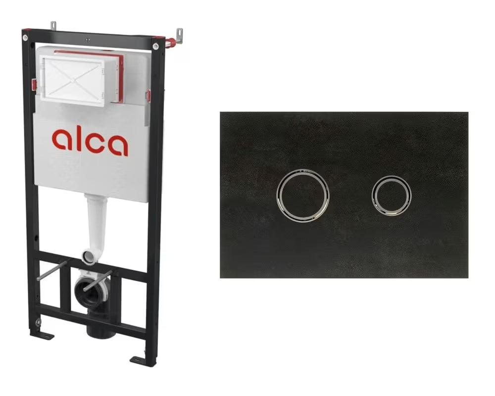 Podžbukni vodokotlić Alca gipsani modul za lagane zidove u setu s tipkom