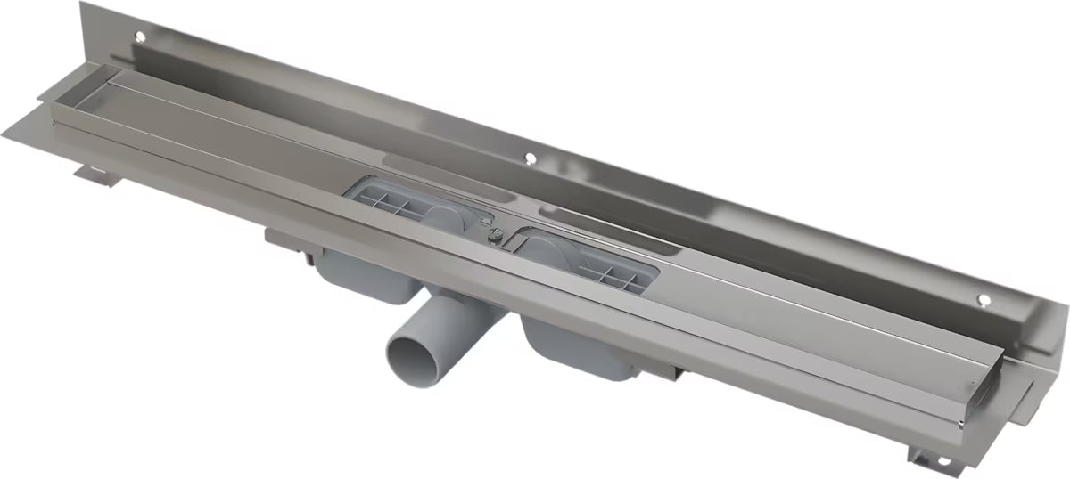 Inox tuš kanalica Alca APZ104 pro ugradnja za zid u tuševi u razini poda