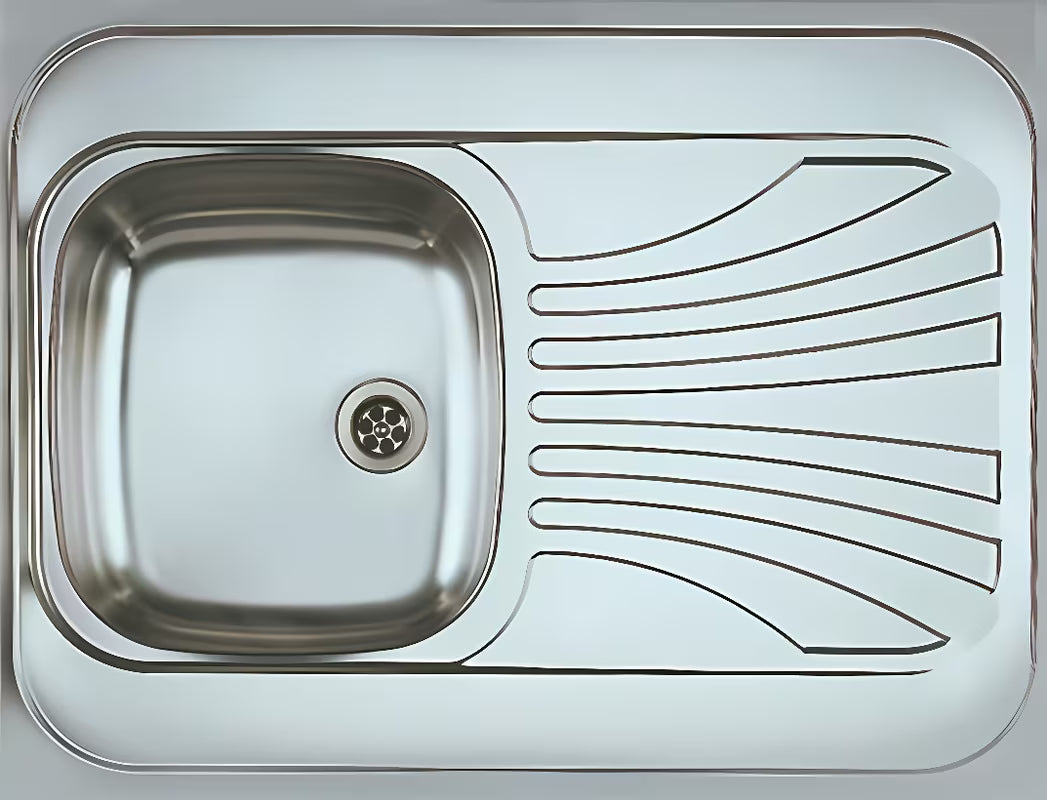 Inox sudoper Alveus Classic 30 s ocjeđivačem i desnom posudom pro ugradnja na radnu ploču