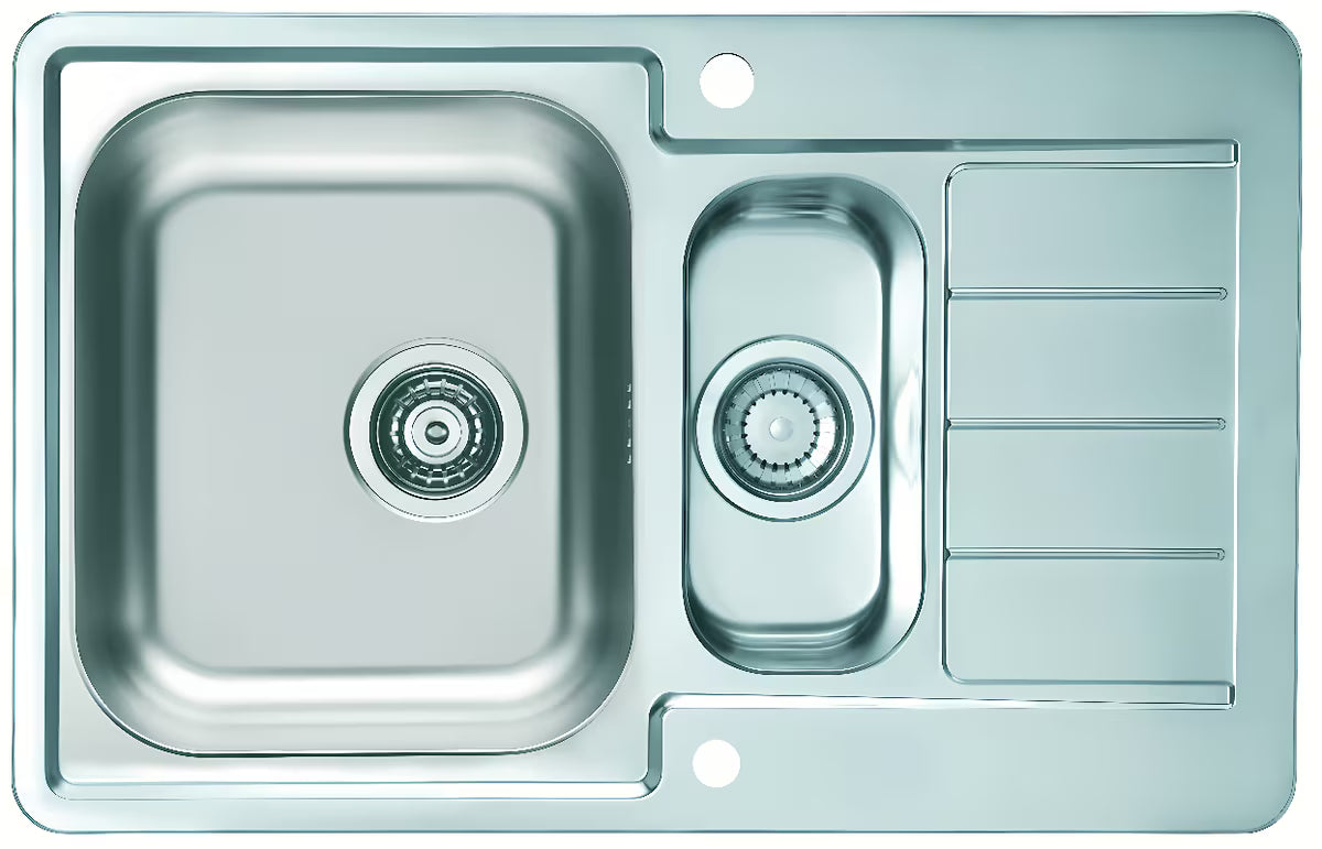 Ugradbeni nehrđajući sudoper Alveus Line 70 Maxim I s ocjeđivačem i manjom kadicom