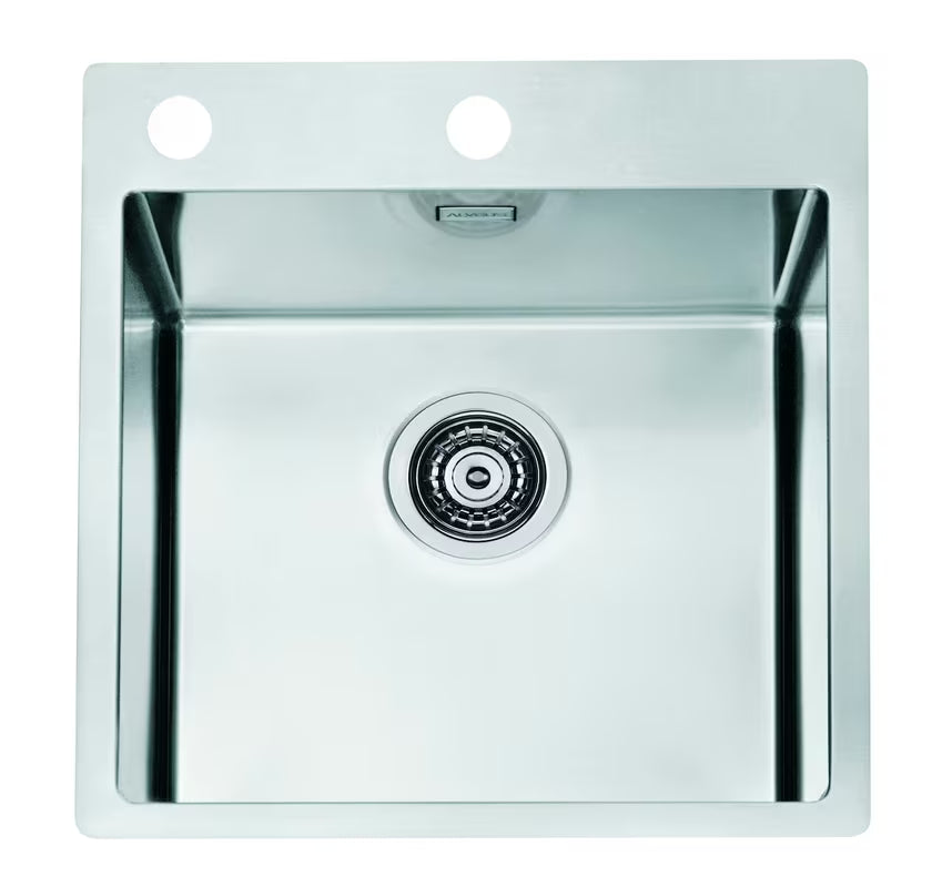 Inox kuhinjski jednostruki sudoper Alveus Pure 20 bez ocjeđivača, pro ugradnja na radnu ploču