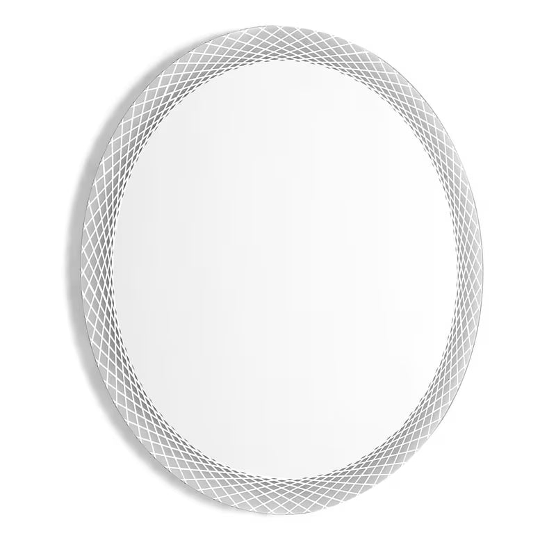 Okruglo LED ogledalo Amirro 80 cm s osvjetljenjem po obodu pro modernu kupaonicu