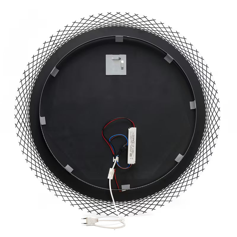 Okruglo LED ogledalo Amirro 80 cm s osvjetljenjem po obodu pro modernu kupaonicu