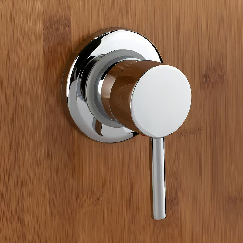 Tuš hidromasažni panel Anima Bamboo Shower od bambusa s nadglavnim i ručnim tušem te masažnim mlaznicama.