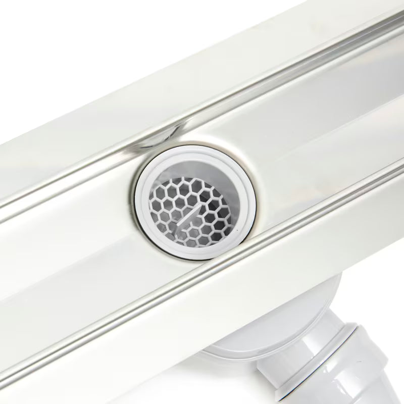 Tuš kanalica Anima 70 cm u izvedbi chrome s rešetkom 65 cm i sifonom DN40