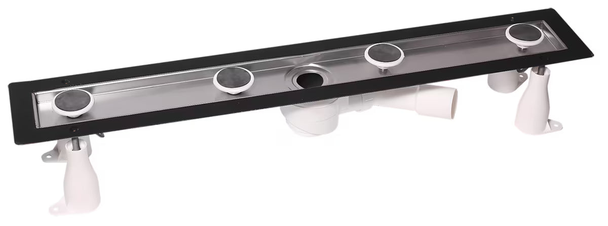 Nehrđajući tuš kanalica Anima 80 cm u sjajnoj kromiranoj izvedbi pro moderni tuš kabina.