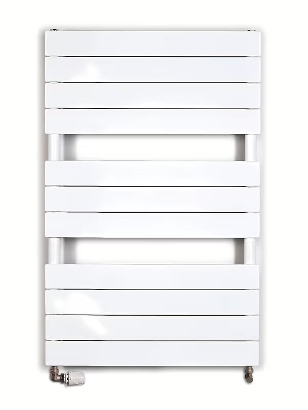 Bijeli kombinirani radijator Anima Viktor 60x93 cm, prikladan pro za grijanje i sušenje ručnika.