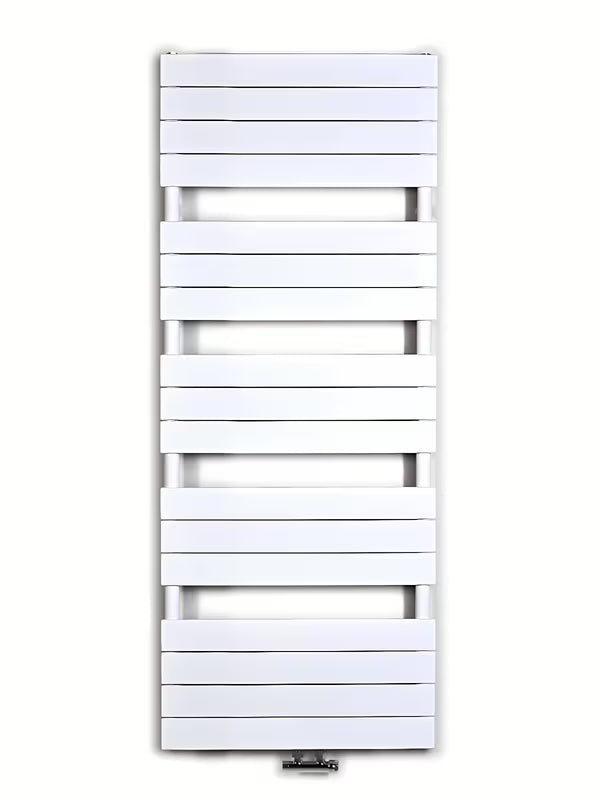 Bijeli kombinirani radijator Anima Viktor 60x151 cm, prikladan pro grijanje i sušenje ručnika.