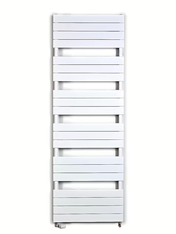 Bijeli kombinirani radijator Anima Viktor 60x179 cm, prikladan pro za grijanje i sušenje ručnika.