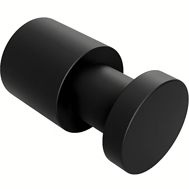 Crni kupaonski kukica Bemeta Dark pro montaža bušenjem