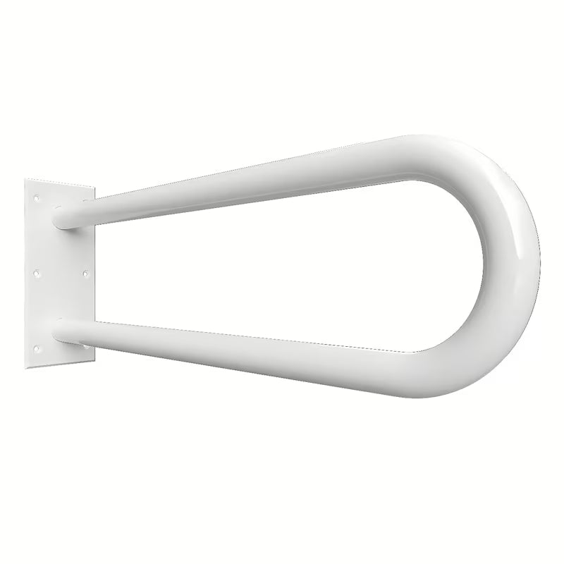 Bijeli zidni ručka Bemeta Help program zaobljenog dizajna pro za kupaonicu bez prepreka