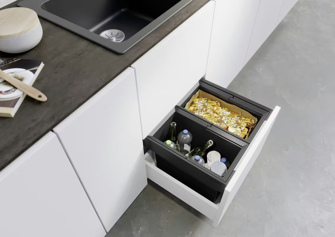 Blanco Flexon II Low kanta za otpad sortirni sustav za ladicu s aluminijskim okvirom