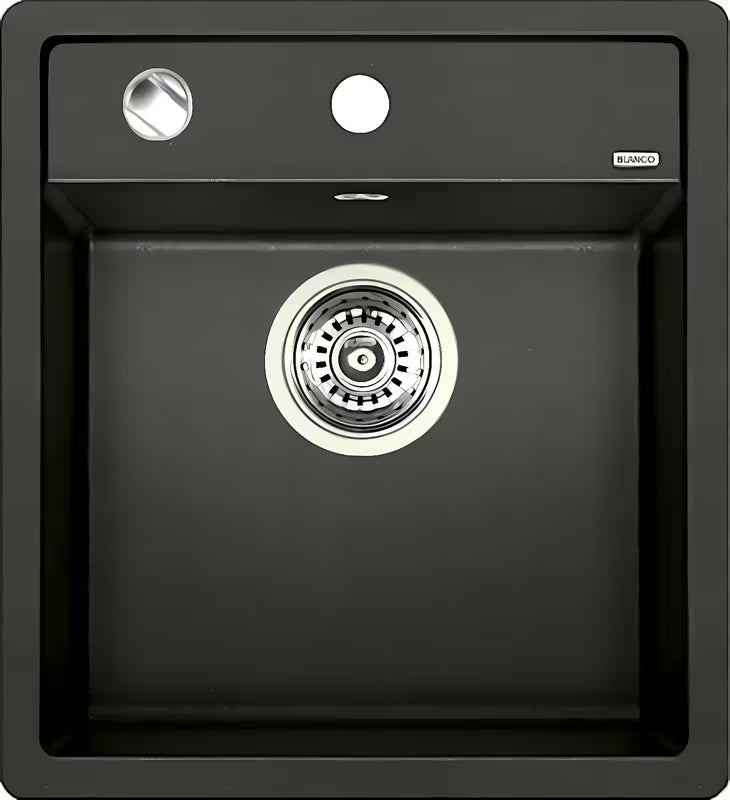 Granitni kuhinjski jednostruki sudoper Blanco Dalago 45 u antracit boji pro, ugradnja odozgo na radnu ploču.