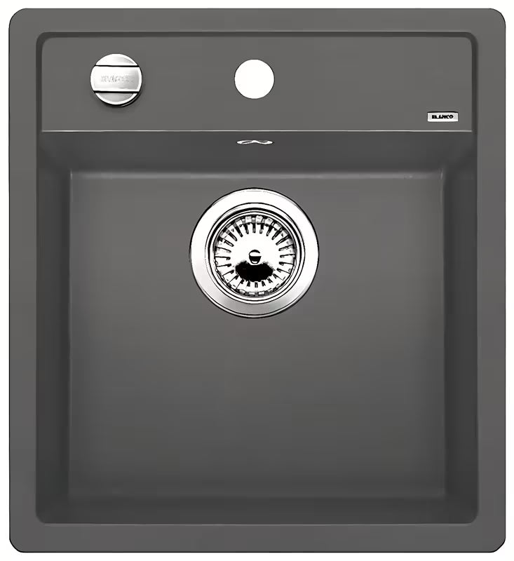 Granitni sudoper Blanco Dalago 45 pro, ugradnja odozgo u boji siva stijena