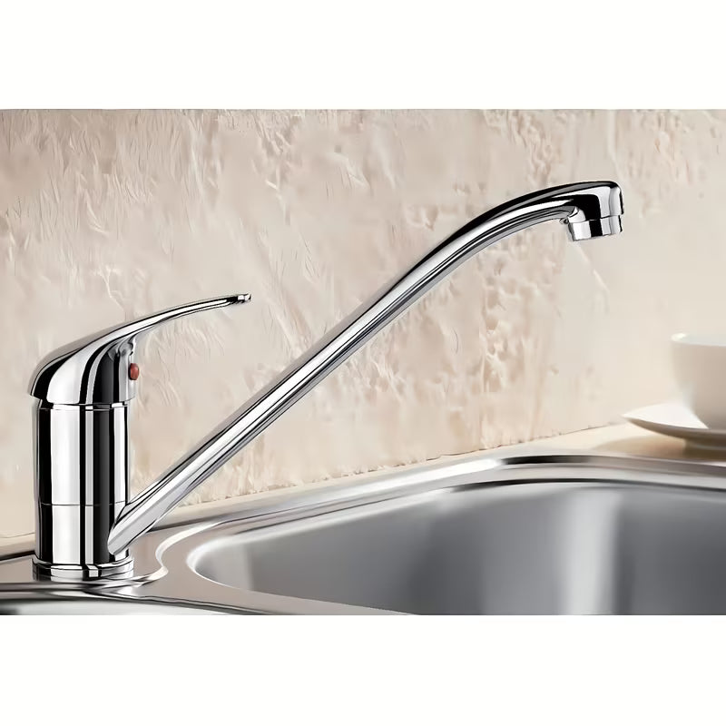 Kromirana jednoručna baterija miješalica za sudoper Blanco Daras s sa zakretnim izljevom zaobljenog dizajna