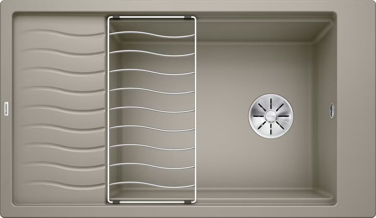 Blanco elonxl 8 S granitni sudoper s ocjeđivačem na radnu ploču u boji tartufo
