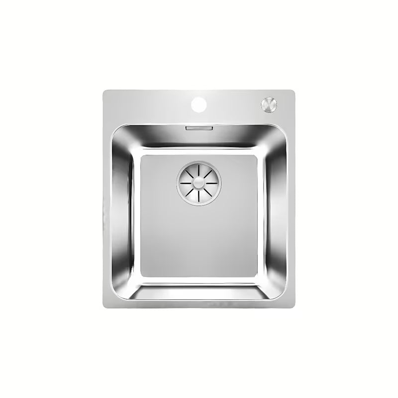 Inox kuhinjski jednostruki sudoper Blanco u brušenoj izvedbi pro za gornju montažu, 44 x 50 cm.