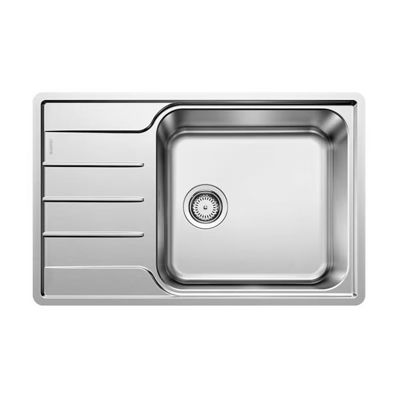 Inox sudoper Blanco Lemis XL 6 S-IF Compact s ocjednom plohom, brušena površina