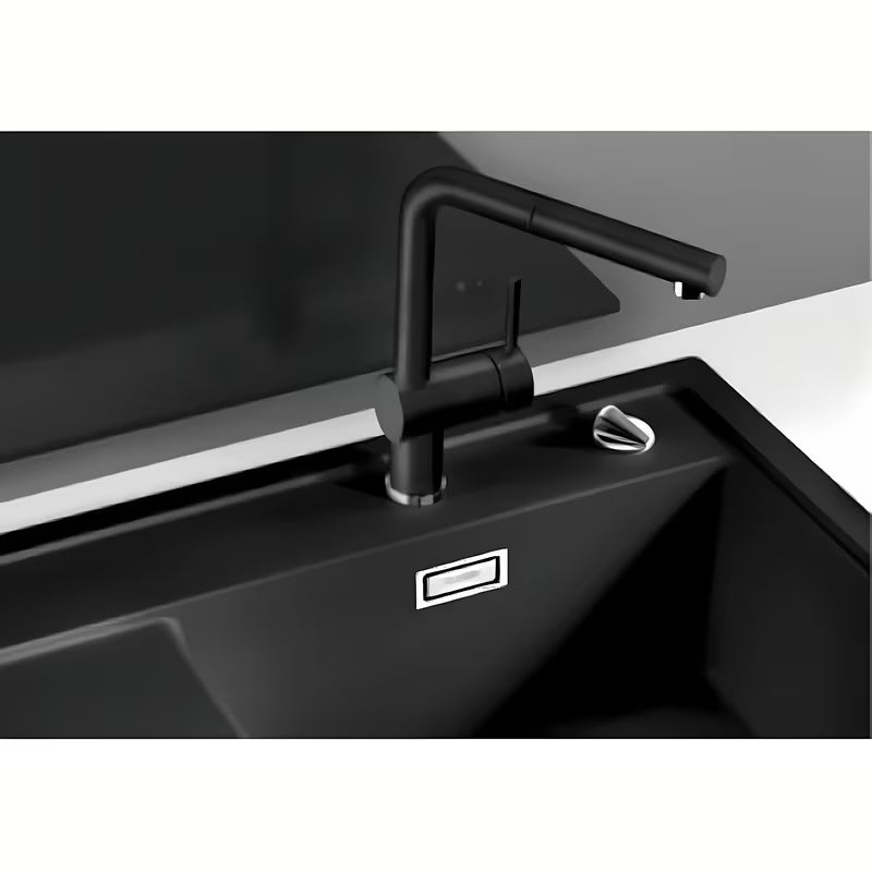 Blanco Linus - S miješalica za sudoper s izvlačnim tušem u boji siva stijena, Silgranit-look