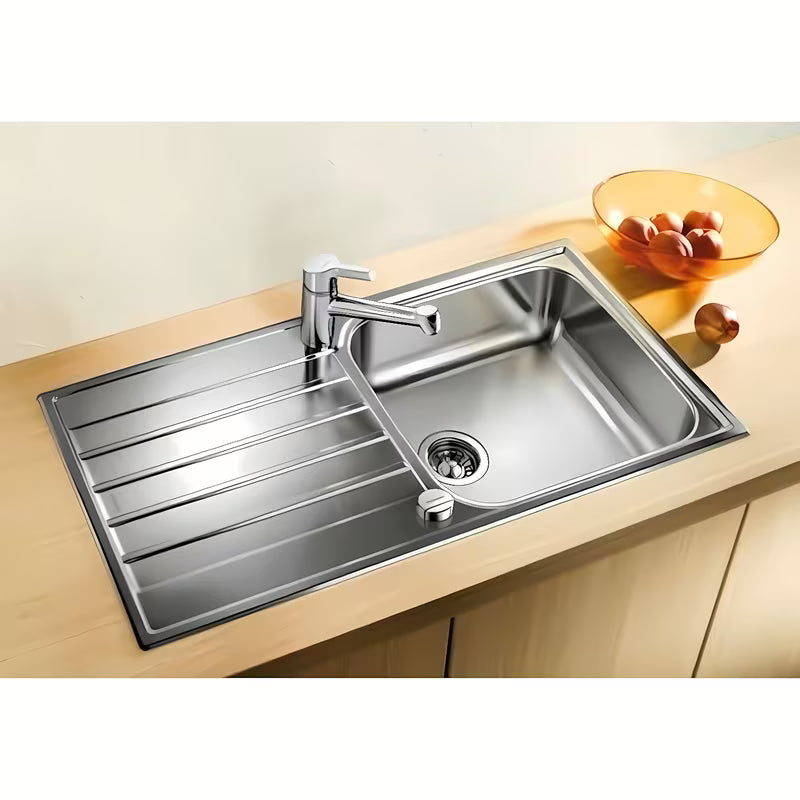 Blanco Livit XL 6 S inox sudoper s ocjeđivačem, brušena površina, za ugradnju odozgo
