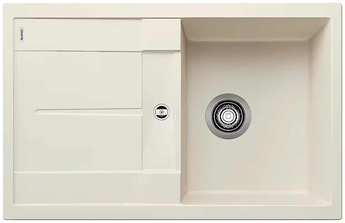 Blanco Metra 45 S granitni sudoper s ocjeđivačem na radnu ploču u boji bijela soft