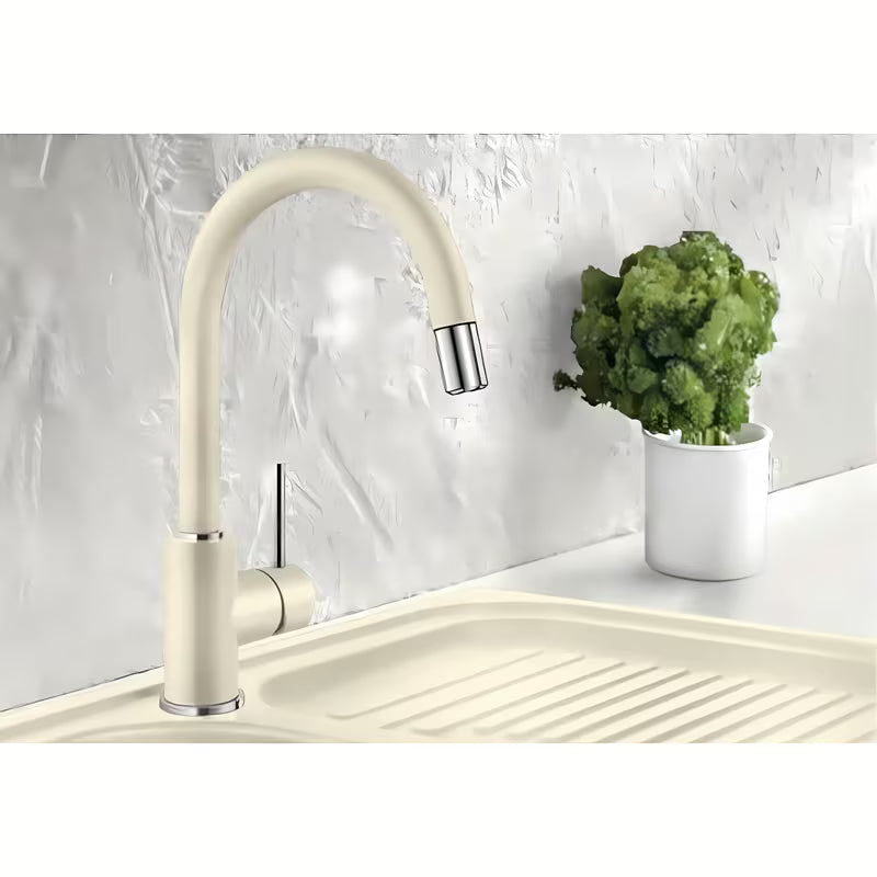 Miješalica za Sudoper Blanco Mida-S u antracit boji s izvlačnom tuš glavom i zakretnim izljevom