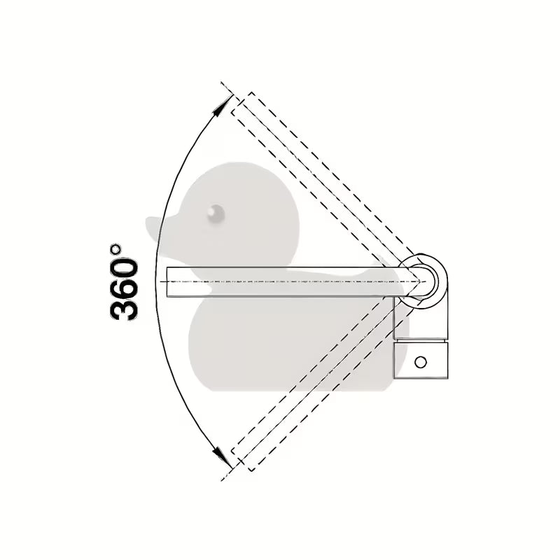 Kromirana miješalica za sudoper Blanco Mila s ručicom i zakretnim izljevom