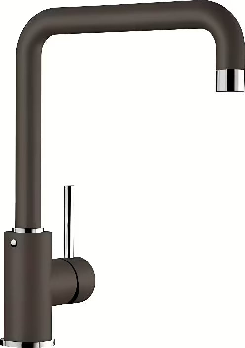 Blanco Mili jednoručna baterija stojeća miješalica za sudoper u boji kave s mat Silgranit površinom