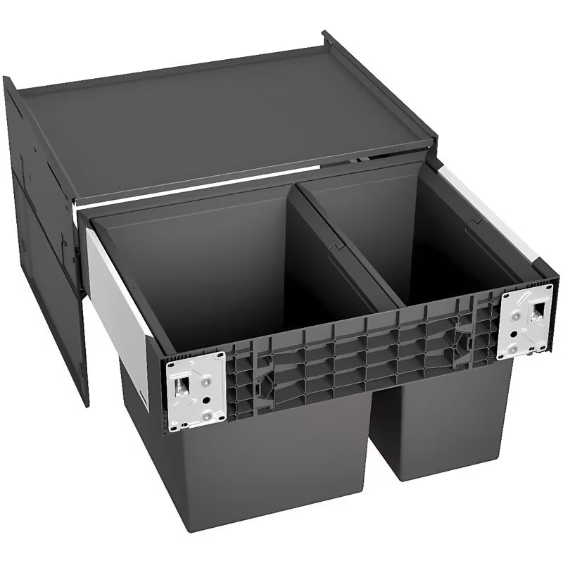 Ugradbeni kanta za otpad Blanco Select II s dvije posude i prednjim izvlačenjem pro za ormarić 60 cm