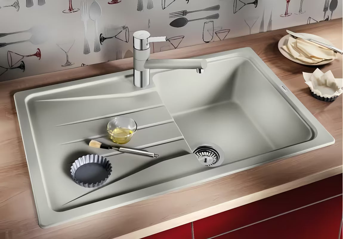 Blanco Zia 45 S Compact granitni sudoper s ocjeđivačem, antracit, ugradnja odozgo