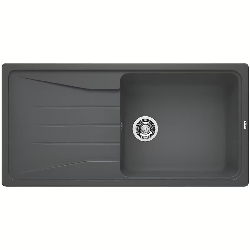 Granitni sudoper Blanco Sona XL 6 S ocjednom plohom u boji siva stijena