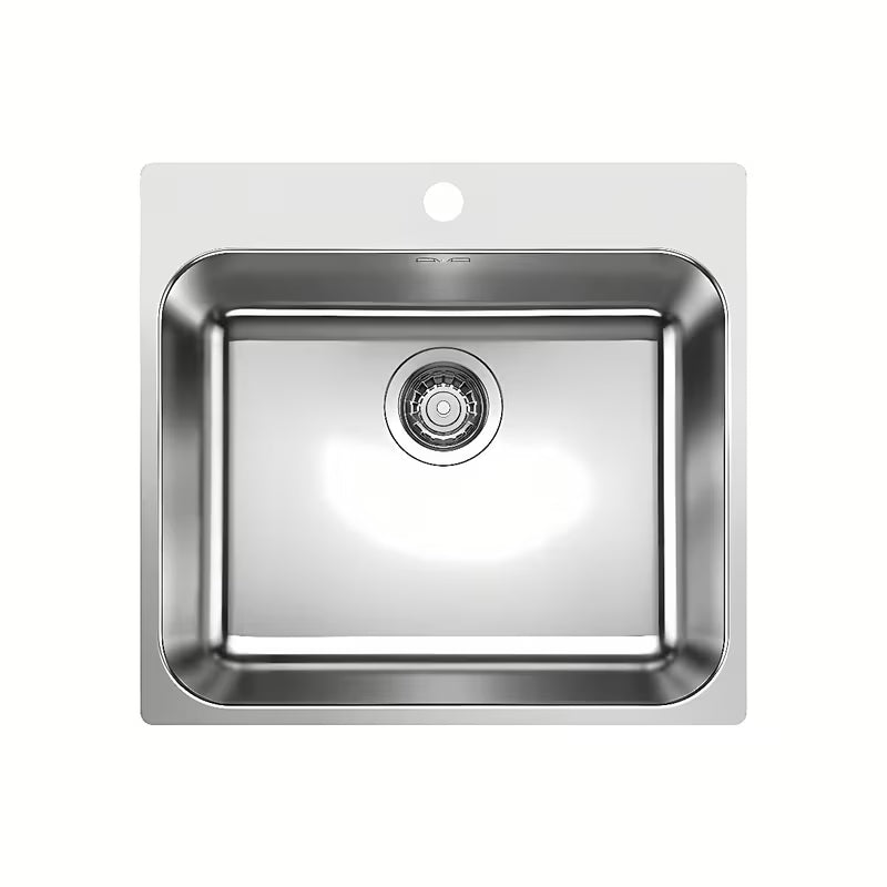 Inox kuhinjski jednostruki sudoper Blanco Supra 500 if/a s brušenom površinom i IF rubom