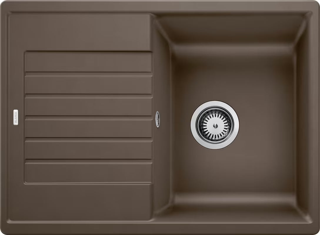 Blanco Zia 45 S Compact granitni sudoper s ocjeđivačem, nadgradna ugradnja, boja kava