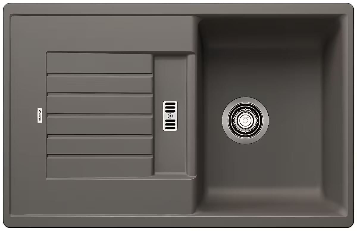 Granitni sudoper Blanco Zia 45 S ocjeđivačem u boji vulkanski siva