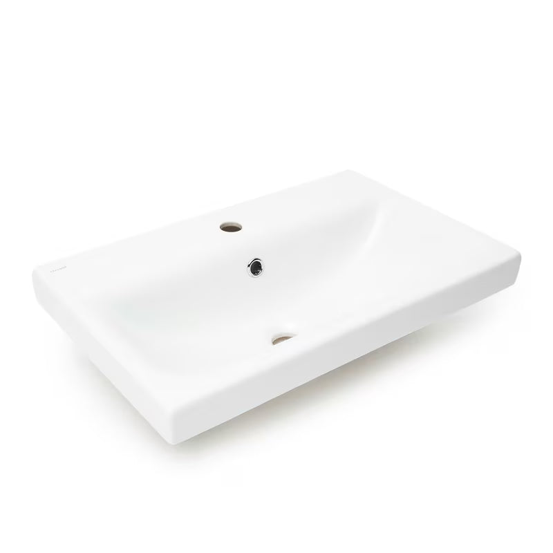 Cersanit Dormo viseća ormarić s keramičkim umivaonikom u bijelom sjaju 60x37,5x62 cm