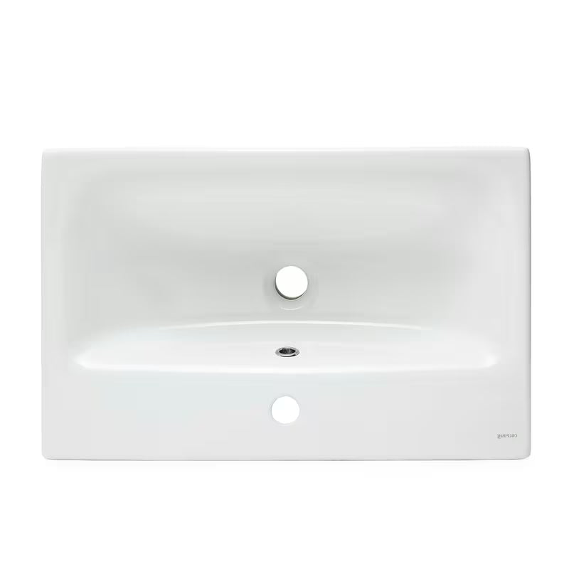 Cersanit Dormo viseća ormarić s keramičkim umivaonikom u bijelom sjaju 60x37,5x62 cm