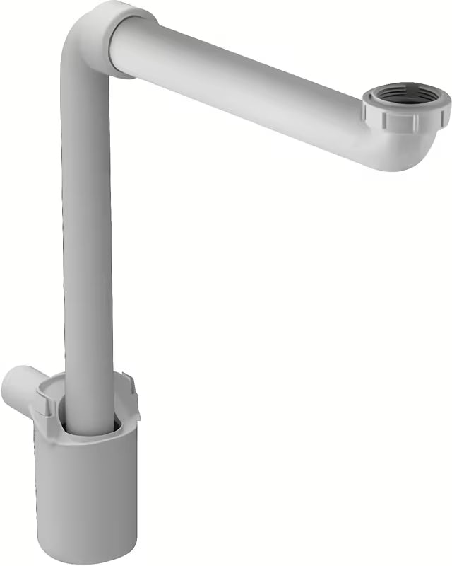 Bijeli prostorno štedljivi sifon Duravit s priključkom G 1/4" i odvodom 32 mm