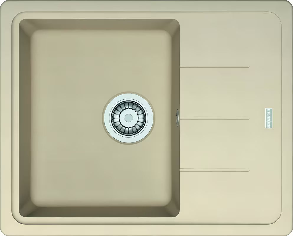 Granitni sudoper Franke BFG 611-62 s reverzibilnim ocjeđivačem u boji beige-matt