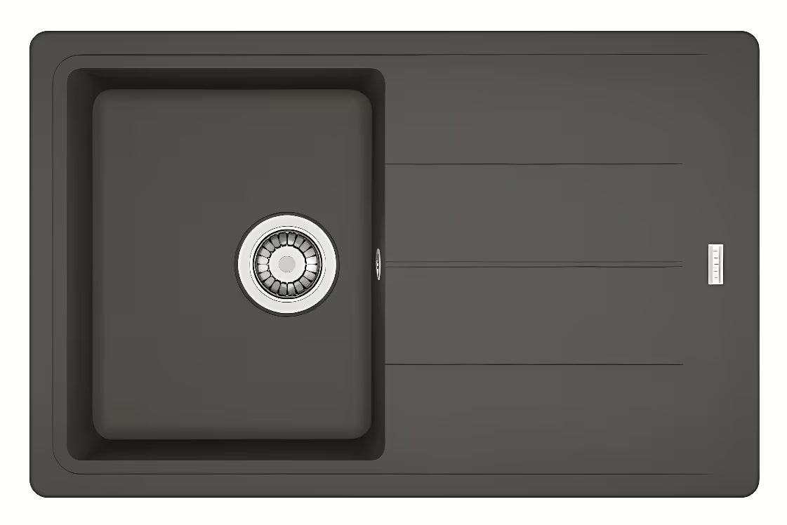 Granitni sudoper Franke s reverzibilnim ocjeđivačem u boji sivi škriljevac, 780 × 500 mm