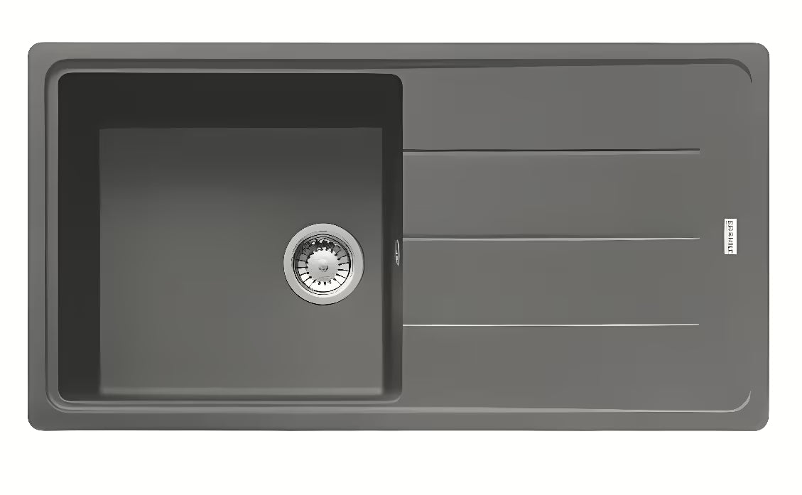 Franke fragranitni sudoper s ocjeđivačem u boji sivi kamen pro ugradnja na radnu ploču