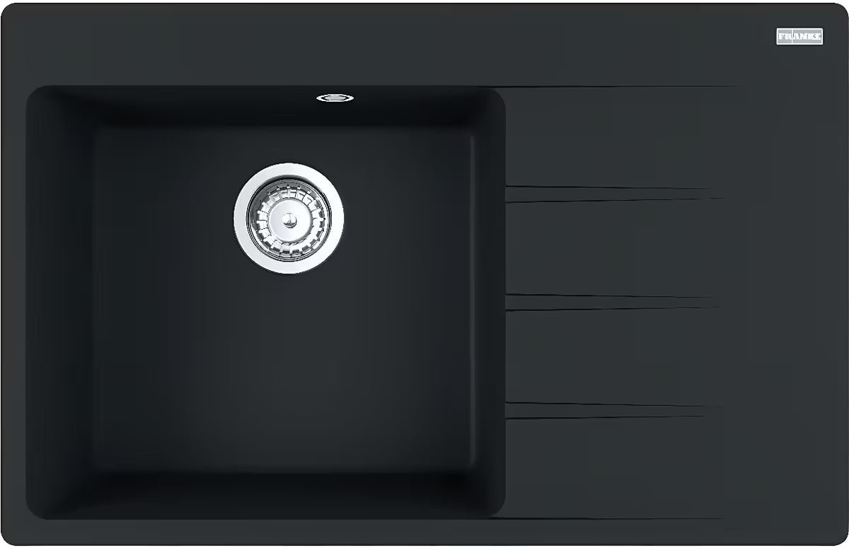 Franke Centro granitni sudoper na radnu ploču s ocjeđivačem u mat crnoj boji