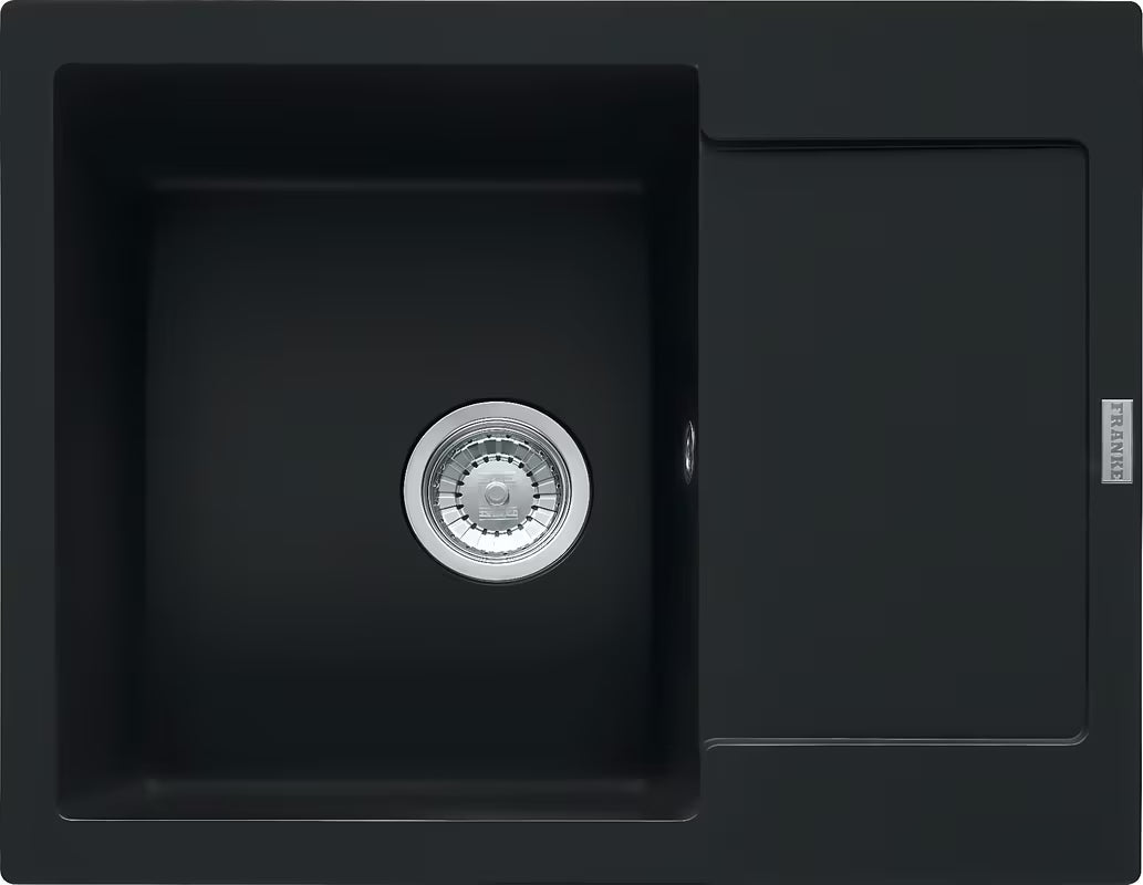 Granitni sudoper Franke s ocjeđivačem na radnu ploču u mat crnoj boji