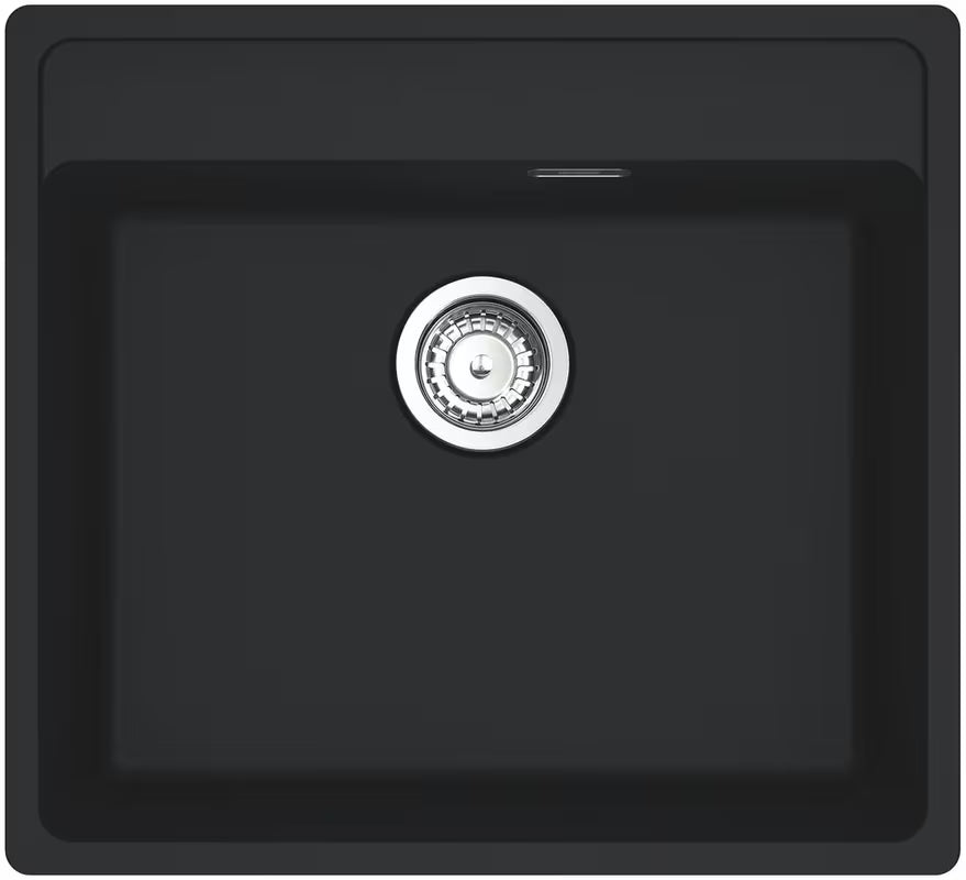 Granitni kuhinjski jednostruki sudoper Franke u mat crnoj boji pro ugradnja na radnu ploču