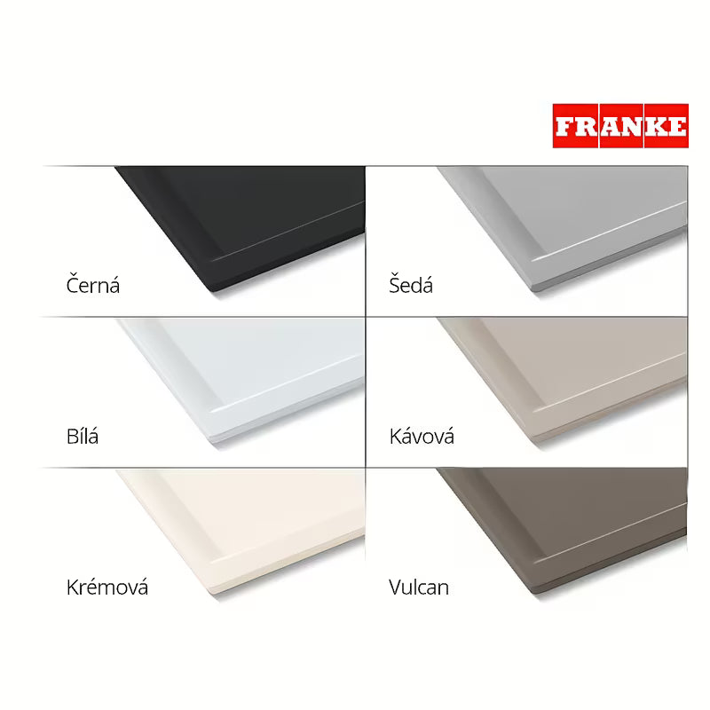 Crni kuhinjski jednostruki sudoper Franke SID 110-50 od materijala Tectonite pro donja montaža ispod ploče