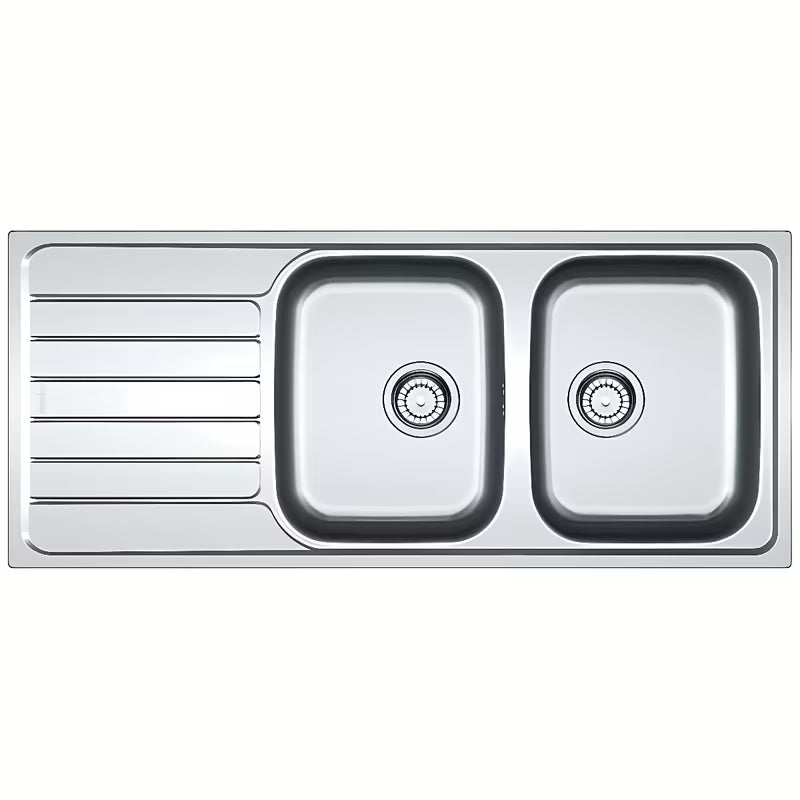 Inox kuhinjski dvostruki sudoper Franke SKX 621 s reverzibilnim ocjeđivačem pro gornja ugradnja