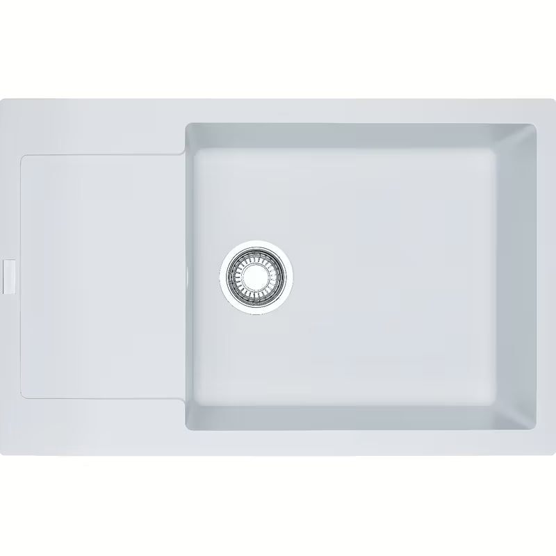 Franke Maris MRG 611-78 fragranitni sudoper s ocjednom plohom u bijeloj boji na radnu ploču