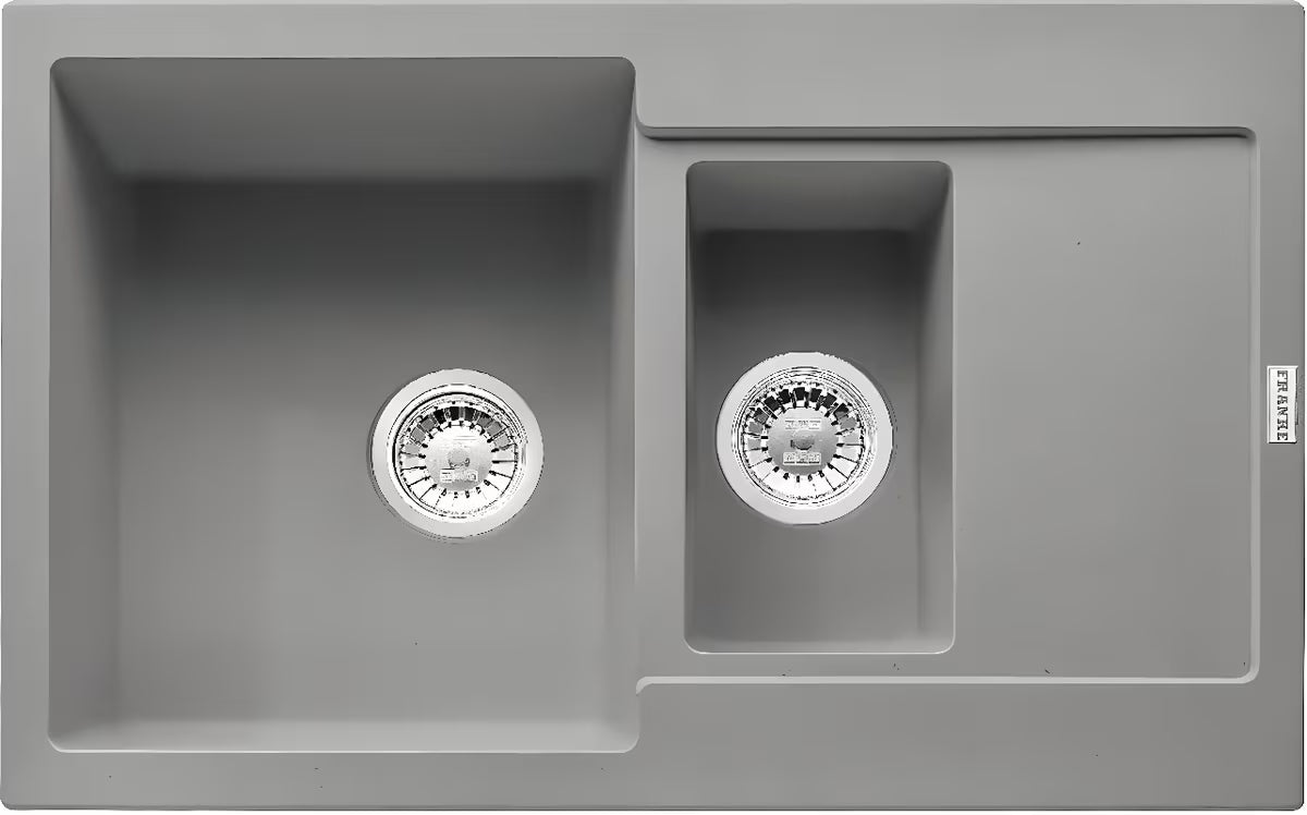 Granitni sudoper Franke MRG 651-78 s reverzibilnom ocjednom plohom u boji sivi kamen