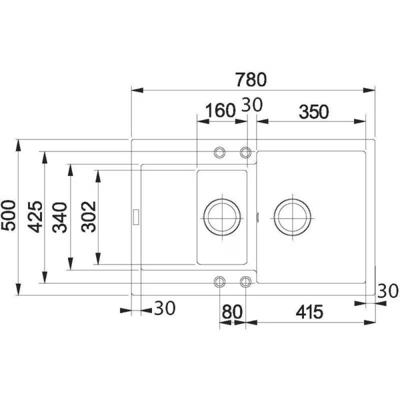 Granitni sudoper Franke MRG 651-78 s reverzibilnom ocjednom plohom u boji sivi kamen