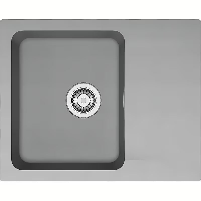 Sivi sudoper Franke Oid 611-62 od Tectonite materijala s ocjednom plohom pro gornja ugradnja.